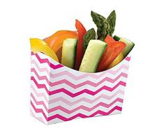 amscan 145000 Pink Buffet Papier Snack Behälter