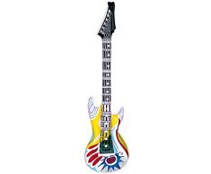 Widmann 23943 Aufblasbare Gitarre Funky, Unisex – Erwachsene, Mehrfarbig, Taglia unica