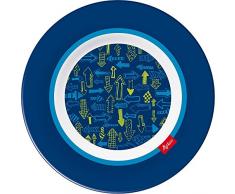 Sigikid 24815 Pfeile Teller aus Melamin, 21,5 x 0,5 cm