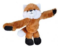 Wild Republic Huggers Schnapparmband Kuscheltier, Plüschtier, Fuchs 20 cm