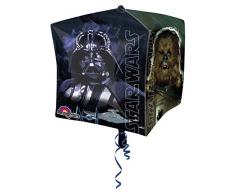 Amscan Anagram 3039701 - Folienballon Cube, Disney Star Wars, 38 x 38 cm