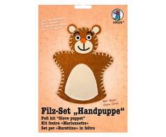 Ursus 39560004 - Filz - Set Handpuppe Bär, circa 20 cm