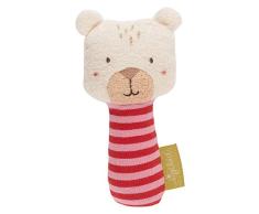 sigikid, Mädchen, Rassel Eisbär Green Collection, Babyspielzeug, empfohlen ab 0 Monaten, rot/weiß, 39192