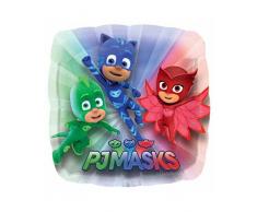 amscan 3467401 Folienballon PJ Masks Eckig, weiß