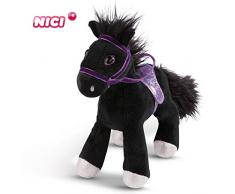 NICI Kuscheltier Pferd Black Cassis 35 cm – Plüschtier Pferd für Mädchen, Jungen & Babys – Flauschiges Stofftier zum Kuscheln, Spielen und Schlafen – Gemütliches Schmusetier für jedes Alter – 44900