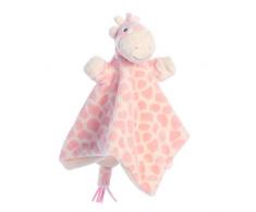 Aurora Gigi Giraffe 20842 Kuscheldecke für die Babyparty, Rosa