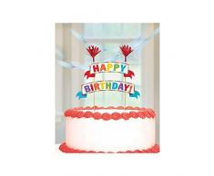 amscan 9902187 Feuerwehrmann Sam Kerze Set