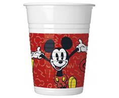 Disney PR88050 Becher Mickey Mouse, mehrfarbig, 8 Stück