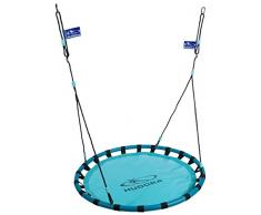HUDORA Nestschaukel Aluminium, 120 cm, türkis - Garten-Schaukel bis 120 kg - 72162
