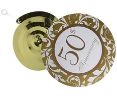 falksson Girlande Goldene Hochzeit 50 Jahre Swirl Dekoration