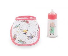 Corolle 9000140680 Mon Grand Poupon Lätzchen und Flasche für alle 36-42cm Babypuppen
