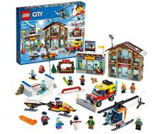 LEGO 60203 City Ski Resort, Bauset, Schnee-Spielzeug für Kinder, bunt