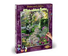 Schipper 609130804 MNZ Malen nach Zahlen-Mein schöner Garten, 40 x 50 cm