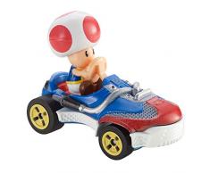 Hot Wheels GBG30 - Mario Kart Replica 1:64 Die-Cast Spielzeugauto Toad, Spielzeug ab 3 Jahren