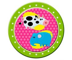 Folat Teller mit Tieren, 8 Stück