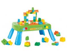 Molto 14480/P Tisch für Mädchen, 20 Blöcke, Rosa / Grün