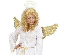 Widmann Engelsflügel Gold Kunststoff Zubehör für Weihnachten Panto Krippe Fasching