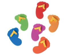 EDUPLAY 220123 7,5 x 12 cm Foot Prints Gastgeschenke