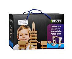 Unbekannt BBlocks BBLO890300 Bausteine Naturholz Stäbe Bauhölzer in Aufbewahrungsbox