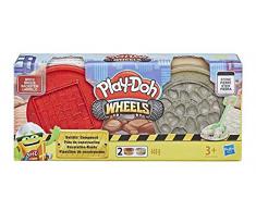 Play-Doh Baustellen Knete, inlk. zwei extragroße Dosen Knete à 224 g und eine Schaufel, zufällige Farbausgabe