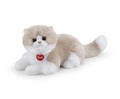 Trudi 21037 Plüsch Katze, Beige/Weiß