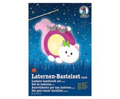 Ursus 18700015 - Laternen Bastelset Kätzchen, ca. 21,8 x 31 x 10,3 cm