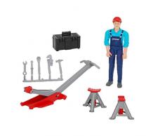 Bruder 62100 Figurenset Werkstatt, blau