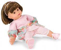 Götz 1927195 Maxy Muffin Flamingo Love Puppe - 42 cm große Babypuppe mit braunen Schlafaugen, braune Haare und Weichkörper - Weichkörperpuppe in 8-teiligen Set