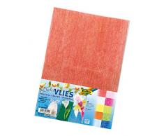 folia 960409 - Deko Vlies, ca. 23 x 33 cm, 10 Blatt sortiert in 10 verschiedenen Farben - ideal zum Dekorieren, Basteln und Verpacken