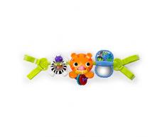 Bright Starts, Tiger Kinderwagenkette mit Lichtern, 4 Melodien, Spiegel, Rassel und mehr, leicht anzubringen