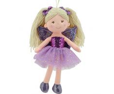 Sweety Toys 11766 Stoffpuppe Fee Plüschtier Prinzessin 30 cm lila
