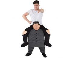 Morph MCPBKJ Mach es selbst Füllung Halloween Karneval Huckepack Kostüm, Kim Jong Un, Einheitsgröße