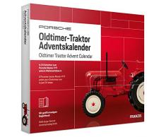 FRANZIS Porsche Oldtimer-Traktor Adventskalender 2019 | in 24 Schritten zum Porsche Master 419 unterm Weihnachtsbaum | Für Sammler und Modellbau-Liebhaber | Ab 14 Jahren