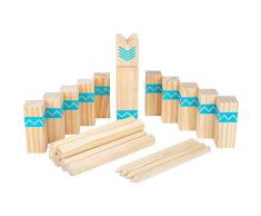 small foot 12036 Wikingerspiel Kubb Active, aus FSC 100%-zertifiziertem Holz, Outdoorspiel für die ganze Familie Spielzeug