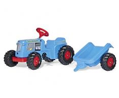 Rolly Toys rollyKiddy Classic Traktor mit Anhänger (für Kinder von 2,5 bis 5 Jahre, mit Heckkupplung, Kettenspannung einstellbar) 620012