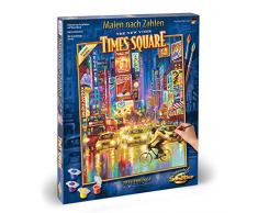 Schipper 609130815 - Malen nach Zahlen - New York Times Square - Bilder malen für Erwachsene, inklusive Pinsel und Acrylfarben, 40 x 50 cm