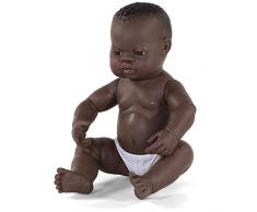 Miniland Babypuppe neugeborener afrikanischer Junge 40cm-31003