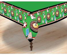 Forum Novelties X77552 Casino Tischdecke, Grün, Einheitsgröße