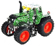 Tronico 10020 - Metallbaukasten Traktor Fendt 313 Vario, Maßstab 1:32, Mini Serie, grün, 405 Teile