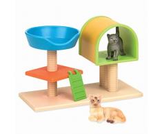 Terra AN2734Z - Katzenbaum, Spiel, Mehrfarbig