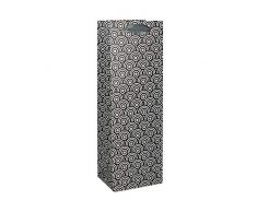 SPIRIT 404537 SB Geschenktüte, für Flaschen, Diamond, 210gsm, (10.5x10.5x36cm), 10 STK, Farbig Seortiert