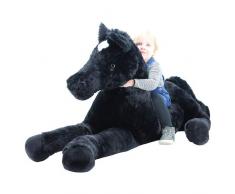 Sweety Toys 10998 XXL Pferd Plüschpferd liegend Blacky 160 cm