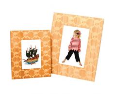 Legler au Hochwertiger Bilderrahmen Totenkopf aus Schichtholz 2er-Set [Skull, Piratenkopf, Piraten]