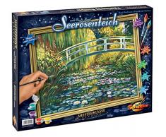 Schipper 609130620 - Malen nach Zahlen - Seerosenteich nach Claude Monet, 40 x 50 cm