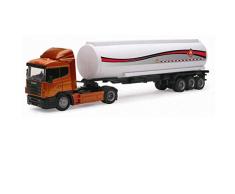 New Ray LKW 1/43° Scania + Regentonne Petrole Gelb Collection im Maßstab, 810123