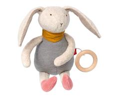 Sigikid, Mädchen, Hase Signature Collection, Babyspielzeug, empfohlen ob 0 Monaten, 39025 Spieluhr, rosa, grau