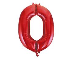 Unique Party Folienballon im Zahlen-Design, groß, 86,4 cm