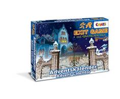 CRAZE 24720 Adventskalender Escape Exit Game Weihnachtskalender für Mädchen Jungen Spielzeugkalender, kreative Inhalte, Tolle Überraschungen