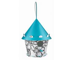 Troppenz Bachmann TT31 - Vogelhaus tweet Home, rund, blüte, blau