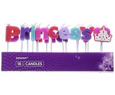 amscan 9900054 Prinzessin Pick Kerzen